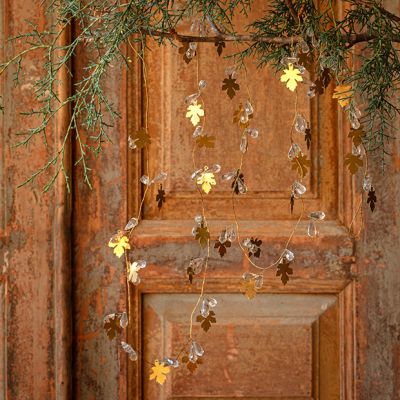 Golden Leaf Wreath And Garland Collection