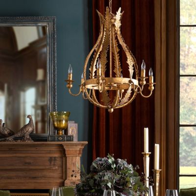 Grand Elegance Antiqued Chandelier