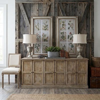 Grand Farmhouse Buffet Cabinet