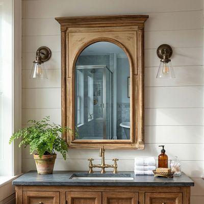 Grand Manor Farmhouse Mirror