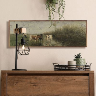 Grazing Cows in Field Wall Decor