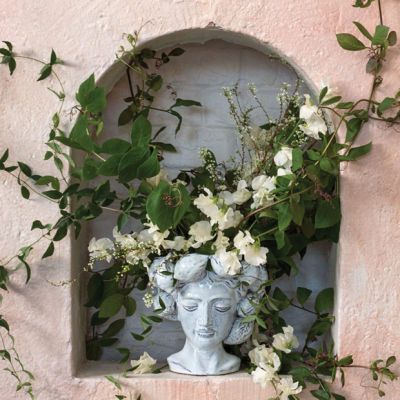 Grecian Goddess Ceramic Vase