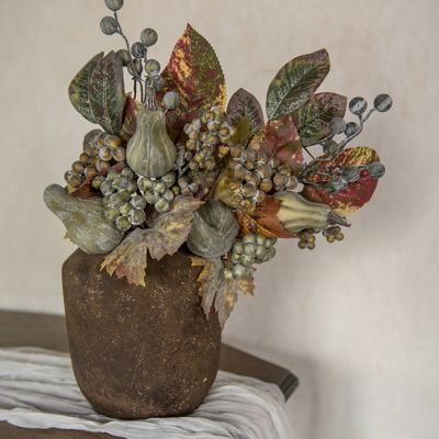 Green Harvest Autumn Floral Pick