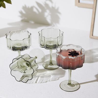 Grey Floret Cocktail Glass