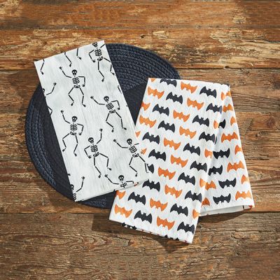 Halloween Print Dish Towel