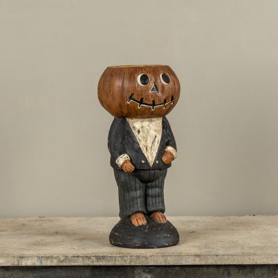 Halloween Pumpkin Couple Candy Dish