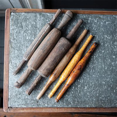 Hand Carved Wood Chapati Roller
