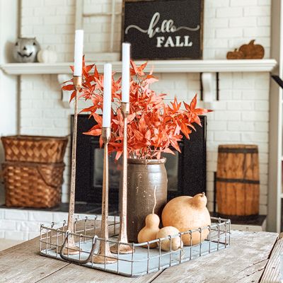 Hand Forged Candle Holders Set of 3