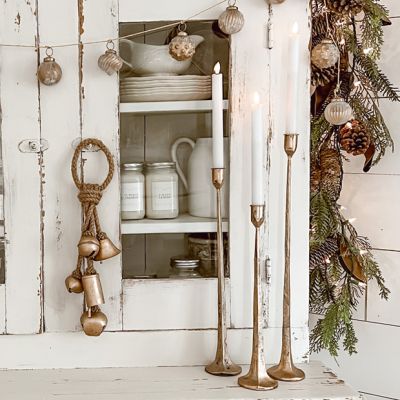 Hand Forged Candle Holders Set of 3