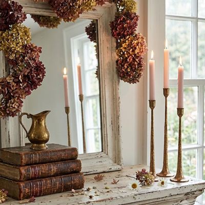 Hand Forged Candle Holders Set of 3