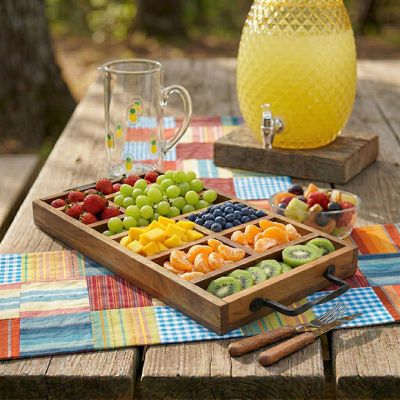 Handled Charcuterie Box Tray