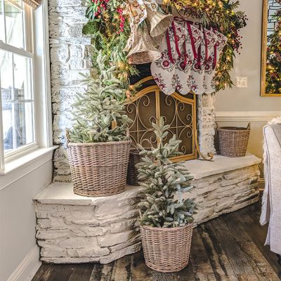 Handled Storage Basket Collection Set of 3