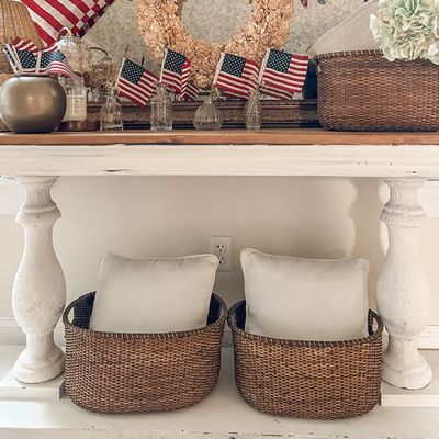 Handled Storage Basket Set of 3
