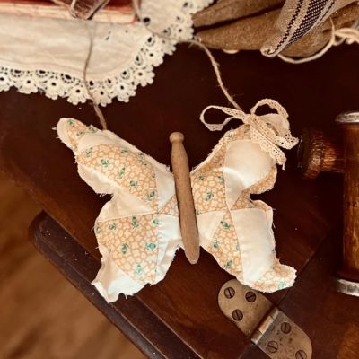 Handmade Hanging Quilt Butterfly