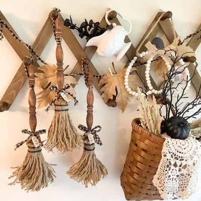 Handmade Hanging Witch Brooms