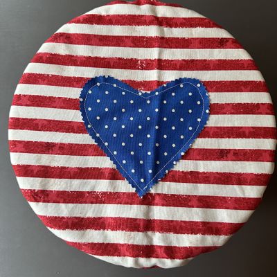 Handmade Patriotic Bowl Cover