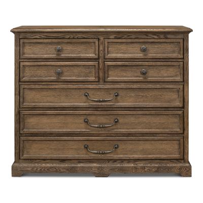 Handsome Oak 7 Drawer Chest