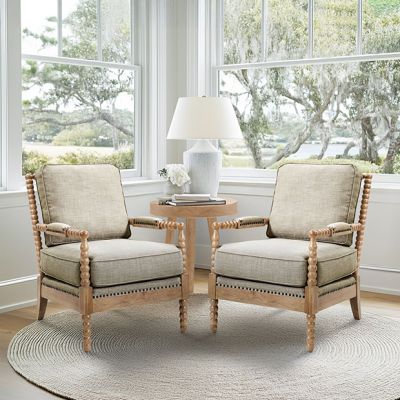 Handsome Upholstered Accent Chair