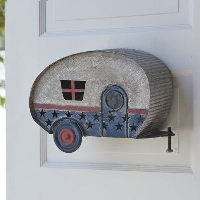 Hanging Americana Camper Birdhouse