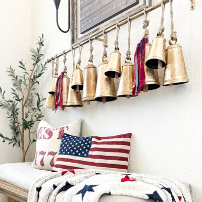 hanging-brass-bells-wall-decor