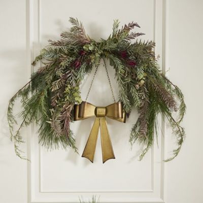 Hanging Gold Metal Bow