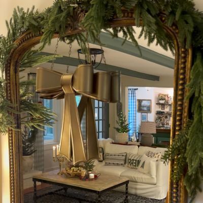 Hanging Gold Metal Bow