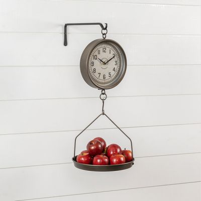 Hanging Metal Scale Clock