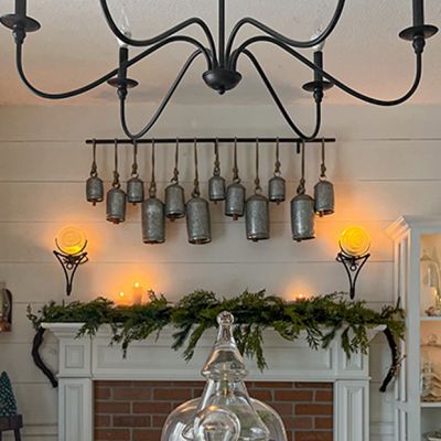 Hanging Rustic Bells Wall Decor