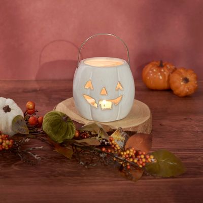 Happy Jack Stoneware Candle Lantern