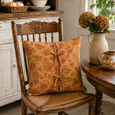 Harvest Bloom Floral Pillow Cover