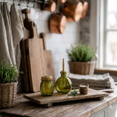Harvest Grove Glass Kitchen Essentials Set