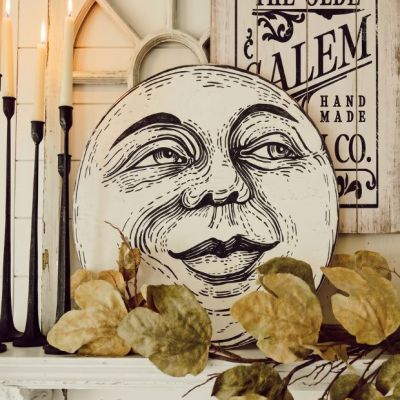 Harvest Hollow Man in the Moon Wall Decor