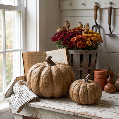 Harvest Pumpkin Tabletop Decor