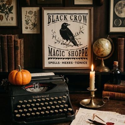 Haunted Crow By Anne Tavoletti Wall Art