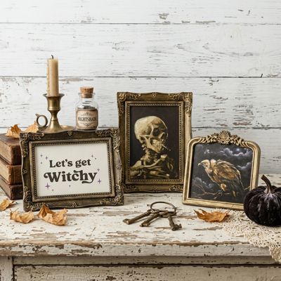 Haunted Manor Framed Art One of Each