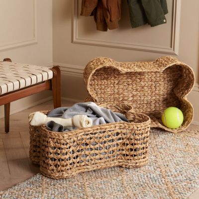 Hearth and Hound Dog Bone Basket Set of 2