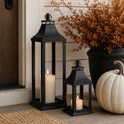Hearthside Harvest Metal Lantern Set of 2