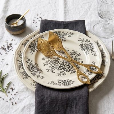 Heirloom Brass Serving Tongs