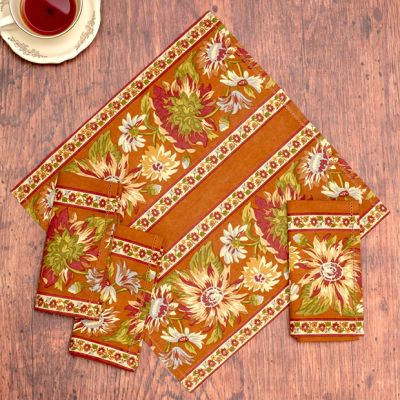Heirloom Harvest Floral Luncheon Napkins Set of 4