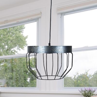 Hen House Caged Pendant Light