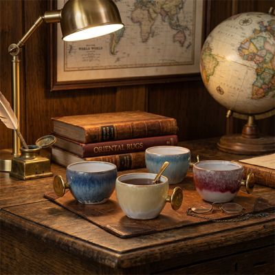 Heritage Classics Stoneware Mug Assorted Set of 4