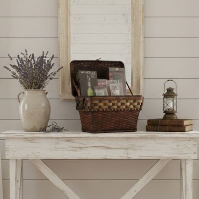 Heritage Style Bamboo Basket With Lid