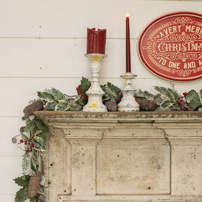 Holiday Charms Glittered Garland
