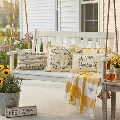 Home and Hive Inspirational Accent Pillow Collection Set of 3