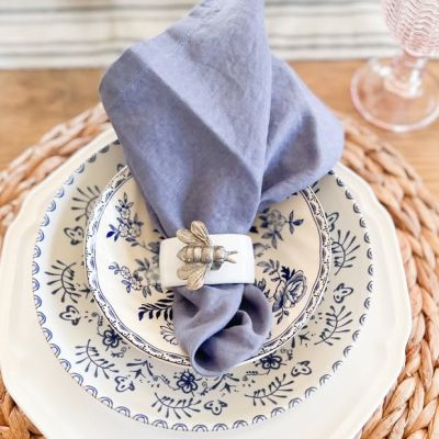 Honeybee Stoneware Napkin Ring