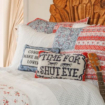 Hook Textured Time For Shut Eye Pillow