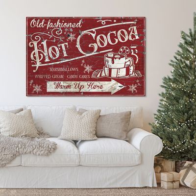 Hot Cocoa Gallery Wrapped Canvas Wall Decor