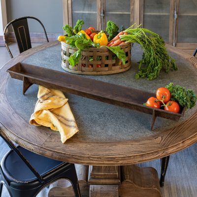 HUGE Metal Chicken Feeder Centerpiece