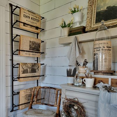 Huge Metal Wall Display Rack