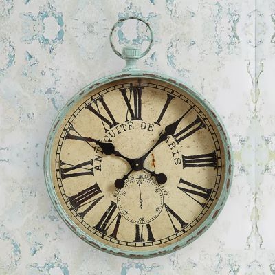 HUGE Pocket Watch Wall Clock